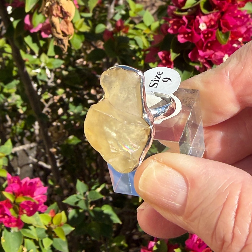 Libyan Desert Glass Ring